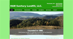 Desktop Screenshot of hamlandfill.com